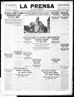 La Prensa (San Antonio, Tex.), Vol. 3, No. 341, Ed. 1 Saturday, October 16, 1915