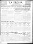 Newspaper: La Prensa. (San Antonio, Tex.), Vol. 2, No. 85, Ed. 1 Sunday, January…
