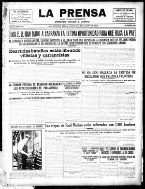 La Prensa (San Antonio, Tex.), Vol. 3, No. 293, Ed. 1 Sunday, August 29, 1915
