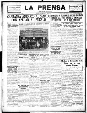 La Prensa (San Antonio, Tex.), Vol. 5, No. 916, Ed. 1 Wednesday, May 9, 1917