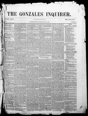 The Gonzales Inquirer. (Gonzales, Tex.), Vol. 1, No. 49, Ed. 1 Saturday, May 6, 1854