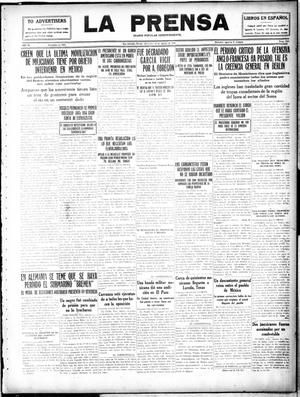 La Prensa (San Antonio, Tex.), Vol. 4, No. 342, Ed. 1 Wednesday, August 16, 1916