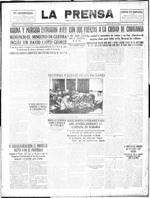 La Prensa (San Antonio, Tex.), Vol. 4, No. 749, Ed. 1 Monday, December 4, 1916