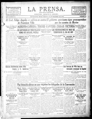 La Prensa. (San Antonio, Tex.), Vol. 2, No. 68, Ed. 1 Tuesday, December 29, 1914