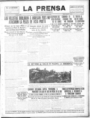 La Prensa (San Antonio, Tex.), Vol. 3, No. 390, Ed. 1 Saturday, December 4, 1915