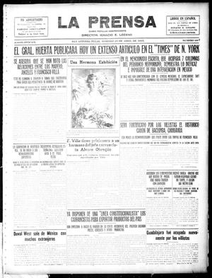 La Prensa (San Antonio, Tex.), Vol. 3, No. 168, Ed. 1 Sunday, April 25, 1915