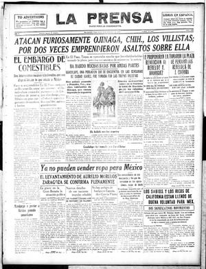 Primary view of object titled 'La Prensa (San Antonio, Tex.), Vol. 5, No. 1065, Ed. 1 Thursday, November 15, 1917'.