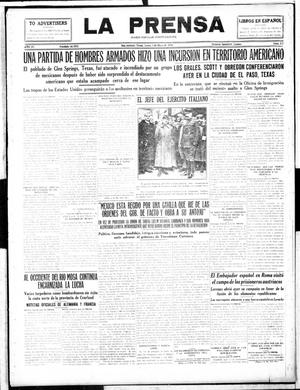 La Prensa (San Antonio, Tex.), Vol. 4, No. 542, Ed. 1 Monday, May 8, 1916