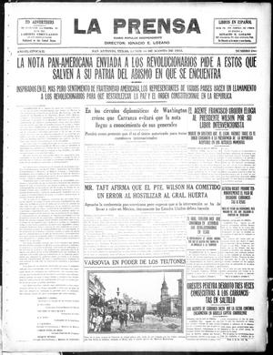 La Prensa (San Antonio, Tex.), Vol. 3, No. 280, Ed. 1 Monday, August 16, 1915
