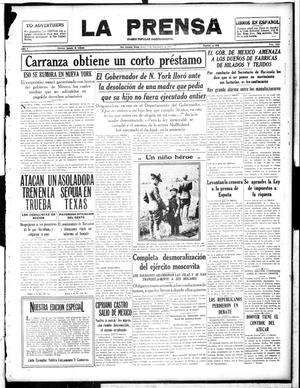 La Prensa (San Antonio, Tex.), Vol. 5, No. 1036, Ed. 1 Thursday, September 6, 1917