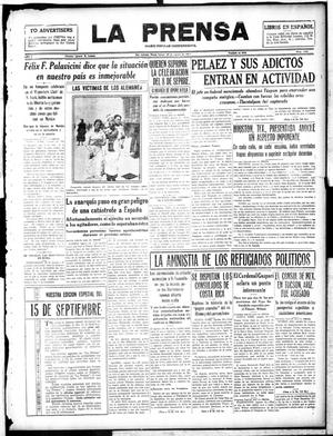 La Prensa (San Antonio, Tex.), Vol. 5, No. 1024, Ed. 1 Saturday, August 25, 1917