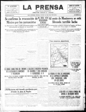 La Prensa (San Antonio, Tex.), Vol. 3, No. 255, Ed. 1 Thursday, July 22, 1915