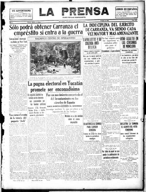 La Prensa (San Antonio, Tex.), Vol. 5, No. 1045, Ed. 1 Tuesday, September 25, 1917