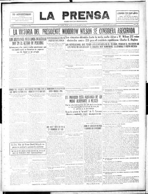 La Prensa (San Antonio, Tex.), Vol. 4, No. 725, Ed. 1 Friday, November 10, 1916