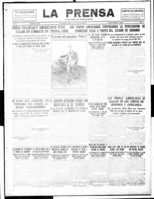 La Prensa (San Antonio, Tex.), Vol. 4, No. 519, Ed. 1 Thursday, April 13, 1916