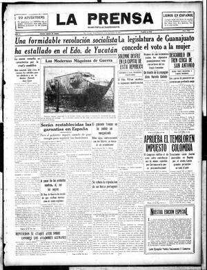 La Prensa (San Antonio, Tex.), Vol. 5, No. 1035, Ed. 1 Wednesday, September 5, 1917