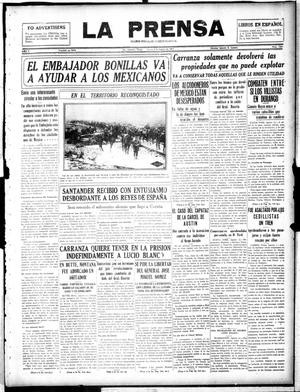 La Prensa (San Antonio, Tex.), Vol. 5, No. 1001, Ed. 1 Thursday, August 2, 1917