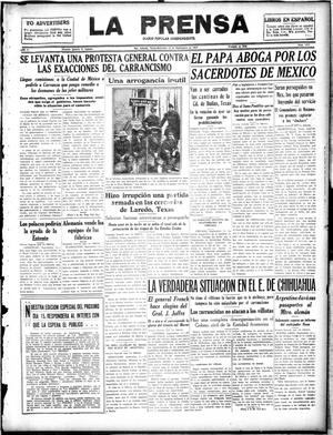 La Prensa (San Antonio, Tex.), Vol. 5, No. 1032, Ed. 1 Wednesday, September 12, 1917
