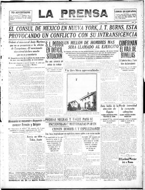 Primary view of object titled 'La Prensa (San Antonio, Tex.), Vol. 5, No. 1053, Ed. 1 Thursday, October 4, 1917'.