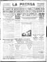 Thumbnail image of item number 1 in: 'La Prensa (San Antonio, Tex.), Vol. 5, No. 1053, Ed. 1 Thursday, October 4, 1917'.