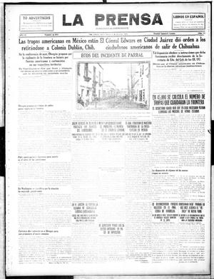 La Prensa (San Antonio, Tex.), Vol. 4, No. 545, Ed. 1 Thursday, May 11, 1916