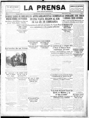 Primary view of object titled 'La Prensa (San Antonio, Tex.), Vol. 4, No. 471, Ed. 1 Wednesday, February 23, 1916'.