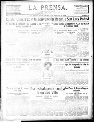 La Prensa. (San Antonio, Tex.), Vol. 2, No. 37, Ed. 1 Sunday, November 22, 1914