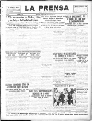 La Prensa (San Antonio, Tex.), Vol. 3, No. 398, Ed. 1 Sunday, December 12, 1915