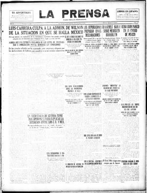La Prensa (San Antonio, Tex.), Vol. 4, No. 713, Ed. 1 Sunday, October 29, 1916