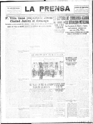 La Prensa (San Antonio, Tex.), Vol. 4, No. 747, Ed. 1 Saturday, December 2, 1916