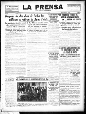 La Prensa (San Antonio, Tex.), Vol. 3, No. 360, Ed. 1 Thursday, November 4, 1915