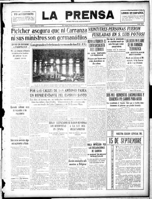La Prensa (San Antonio, Tex.), Vol. 5, No. 1022, Ed. 1 Thursday, August 23, 1917