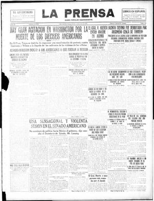La Prensa (San Antonio, Tex.), Vol. 3, No. 430, Ed. 1 Thursday, January 13, 1916
