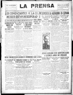 La Prensa (San Antonio, Tex.), Vol. 5, No. 655, Ed. 1 Saturday, June 16, 1917