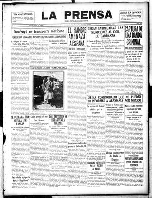 La Prensa (San Antonio, Tex.), Vol. 5, No. 1037, Ed. 1 Friday, September 7, 1917