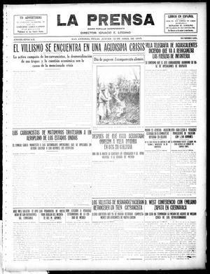 La Prensa (San Antonio, Tex.), Vol. 3, No. 165, Ed. 1 Thursday, April 22, 1915
