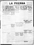 Primary view of La Prensa (San Antonio, Tex.), Vol. 4, No. 481, Ed. 1 Sunday, March 5, 1916