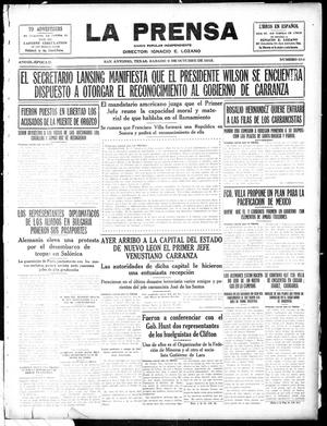 La Prensa (San Antonio, Tex.), Vol. 3, No. 334, Ed. 1 Saturday, October 9, 1915