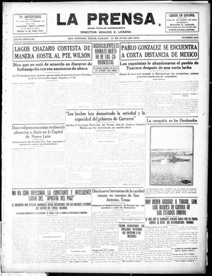 La Prensa (San Antonio, Tex.), Vol. 3, No. 222, Ed. 1 Saturday, June 19, 1915