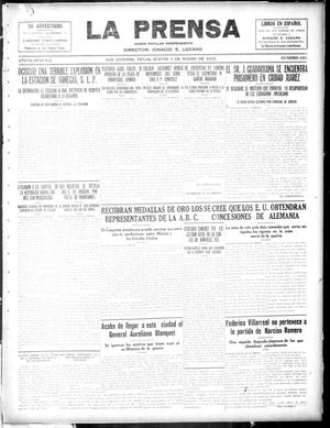La Prensa (San Antonio, Tex.), Vol. 3, No. 123, Ed. 1 Thursday, March 4, 1915