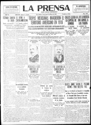 La Prensa (San Antonio, Tex.), Vol. 7, No. 1853, Ed. 1 Monday, March 8, 1920
