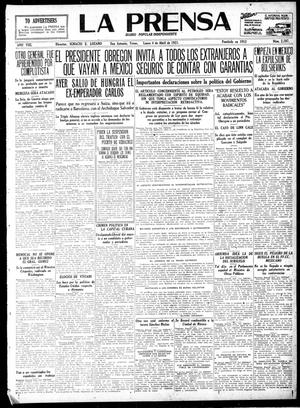 La Prensa (San Antonio, Tex.), Vol. 8, No. 2,187, Ed. 1 Monday, April 4, 1921