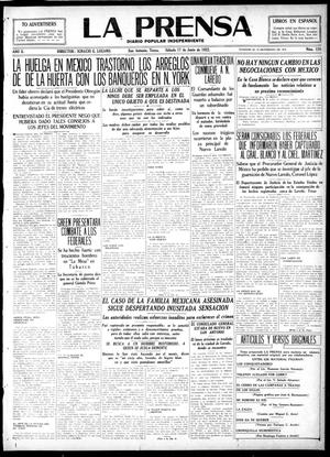 La Prensa (San Antonio, Tex.), Vol. 10, No. 124, Ed. 1 Saturday, June 17, 1922