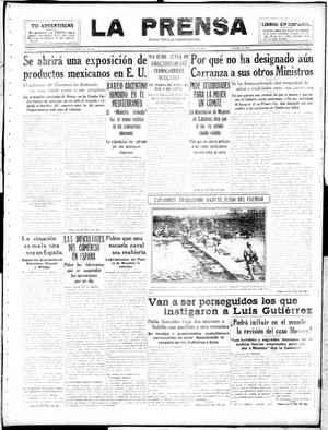 La Prensa (San Antonio, Tex.), Vol. 5, No. 1140, Ed. 1 Friday, February 1, 1918