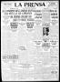 Thumbnail image of item number 1 in: 'La Prensa (San Antonio, Tex.), Vol. 6, No. 1489, Ed. 1 Friday, March 7, 1919'.