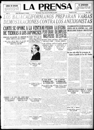 La Prensa (San Antonio, Tex.), Vol. 6, No. 1509, Ed. 1 Thursday, March 27, 1919
