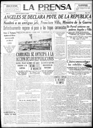La Prensa (San Antonio, Tex.), Vol. 6, No. 1573, Ed. 1 Friday, May 30, 1919