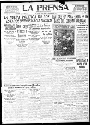 La Prensa (San Antonio, Tex.), Vol. 6, No. 1423, Ed. 1 Tuesday, December 31, 1918
