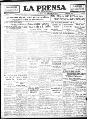 La Prensa (San Antonio, Tex.), Vol. 6, No. 1256, Ed. 1 Monday, July 15, 1918