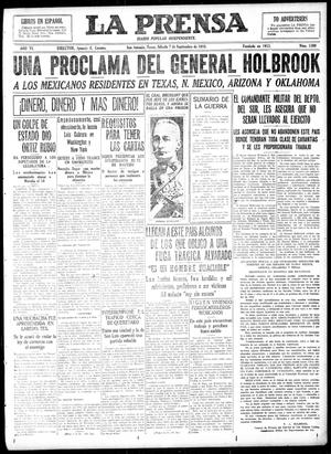 La Prensa (San Antonio, Tex.), Vol. 6, No. 1309, Ed. 1 Saturday, September 7, 1918